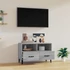 Kép 3/11 - Szürke sonoma színű szerelt fa TV-szekrény 80x36x50 cm