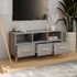 Kép 3/10 - Szürke sonoma színű szerelt fa TV-szekrény 120 x 36 x 50 cm