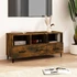 Kép 1/9 - Füstös tölgy színű szerelt fa TV-szekrény 102 x 35 x 50 cm
