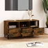 Kép 3/9 - Füstös tölgy színű szerelt fa TV-szekrény 102 x 35 x 50 cm