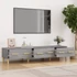 Kép 3/9 - Szürke sonoma színű szerelt fa TV-szekrény 150 x 34,5 x 30 cm