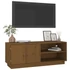 Kép 4/11 - Mézbarna tömör fenyőfa TV-szekrény 105 x 34 x 40 cm