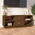 Kép 1/10 - Mézbarna tömör fenyőfa TV-szekrény 100x34x40 cm