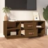 Kép 3/10 - Mézbarna tömör fenyőfa TV-szekrény 100x34x40 cm