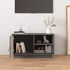Kép 3/10 - Szürke tömör fenyőfa TV-szekrény 70 x 34 x 40 cm
