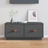 Kép 1/10 - Szürke tömör fenyőfa TV-szekrény 80 x 34 x 35 cm
