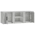 Kép 7/9 - Betonszürke szerelt fa TV-szekrény 100 x 31,5 x 35 cm