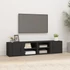 Kép 1/11 - 2 db fehér szerelt fa TV-szekrény 80x31,5x36 cm
