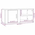 Kép 11/11 - 2 db fehér szerelt fa TV-szekrény 80x31,5x36 cm