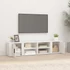 Kép 3/11 - 2 db magasfényű fehér szerelt fa TV-szekrény 80x31,5x36 cm