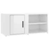 Kép 6/11 - 2 db magasfényű fehér szerelt fa TV-szekrény 80x31,5x36 cm