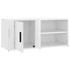 Kép 9/11 - 2 db magasfényű fehér szerelt fa TV-szekrény 80x31,5x36 cm