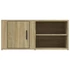 Kép 7/11 - 2 db sonoma tölgy színű szerelt fa TV-szekrény 80x31,5x36 cm