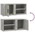 Kép 10/11 - 2 db betonszürke szerelt fa TV-szekrény 80x31,5x36 cm