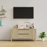 Kép 3/11 - Sonoma tölgy színű szerelt fa fali TV-szekrény 102x44,5x50 cm