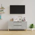Kép 3/11 - Betonszürke szerelt fa TV-szekrény 102 x 44,5 x 50 cm