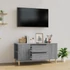 Kép 1/11 - Szürke sonoma színű szerelt fa TV-szekrény 102x44,5x50 cm