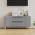 Kép 3/11 - Szürke sonoma színű szerelt fa TV-szekrény 102x44,5x50 cm