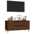 Kép 4/11 - Barna tölgy színű szerelt fa TV-szekrény 102x44,5x50 cm