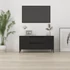 Kép 3/11 - Fekete szerelt fa TV-szekrény 102x44,5x50 cm