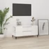 Kép 1/11 - Fehér magasfényű szerelt fa TV-szekrény 102x44,5x50 cm