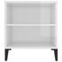 Kép 8/11 - Fehér magasfényű szerelt fa TV-szekrény 102x44,5x50 cm