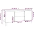 Kép 10/11 - Betonszürke szerelt fa TV-szekrény 102 x 44,5 x 50 cm