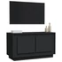 Kép 4/10 - Fekete szerelt fa TV-szekrény 80x35x45 cm