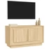 Kép 4/10 - Sonoma tölgy színű szerelt fa fali TV-szekrény 80x35x45 cm