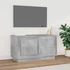 Kép 1/10 - Betonszürke szerelt fa TV-szekrény 80x35x45 cm