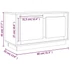 Kép 10/10 - Betonszürke szerelt fa TV-szekrény 80x35x45 cm