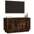 Kép 4/10 - Füstös tölgy színű szerelt fa TV-szekrény 80x35x45 cm