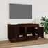 Kép 3/10 - Barna tölgyszínű szerelt fa TV-szekrény 80x35x45 cm