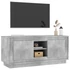 Kép 4/10 - Betonszürke szerelt fa TV-szekrény 102x35x45 cm