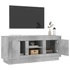 Kép 5/10 - Betonszürke szerelt fa TV-szekrény 102x35x45 cm