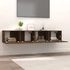 Kép 3/10 - 2 db barna tölgy színű szerelt fa TV-szekrény 80 x 30 x 30 cm