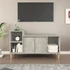 Kép 1/10 - Betonszürke szerelt fa TV-szekrény 100 x 35 x 55 cm