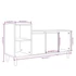 Kép 9/10 - Betonszürke szerelt fa TV-szekrény 100 x 35 x 55 cm