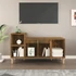 Kép 3/10 - Füstös tölgy színű szerelt fa TV-szekrény 100x35x55 cm