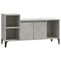 Kép 2/11 - Betonszürke szerelt fa TV-szekrény 100 x 35 x 55 cm