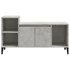 Kép 5/11 - Betonszürke szerelt fa TV-szekrény 100 x 35 x 55 cm
