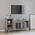 Kép 3/11 - Szürke sonoma színű szerelt fa TV-szekrény 100x35x55 cm