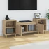 Kép 4/11 - Sonoma tölgyszínű szerelt fa TV-szekrény 160x35x55 cm