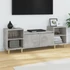 Kép 1/11 - Betonszürke szerelt fa TV-szekrény 160x35x55 cm