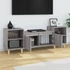 Kép 3/11 - Szürke sonoma színű szerelt fa TV-szekrény 160x35x55 cm