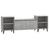 Kép 2/10 - Betonszürke szerelt fa TV-szekrény 160x35x55 cm