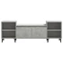 Kép 5/10 - Betonszürke szerelt fa TV-szekrény 160x35x55 cm