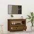 Kép 3/11 - Mézbarna tömör fenyőfa TV-szekrény 79 x 35 x 52 cm