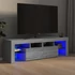 Kép 1/11 - Szürke sonoma színű TV-szekrény LED-világítással 140x36,5x40 cm