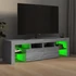 Kép 5/11 - Szürke sonoma színű TV-szekrény LED-világítással 140x36,5x40 cm